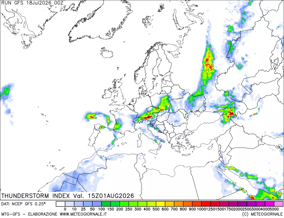 mappa Indice Temporali (TSI)
