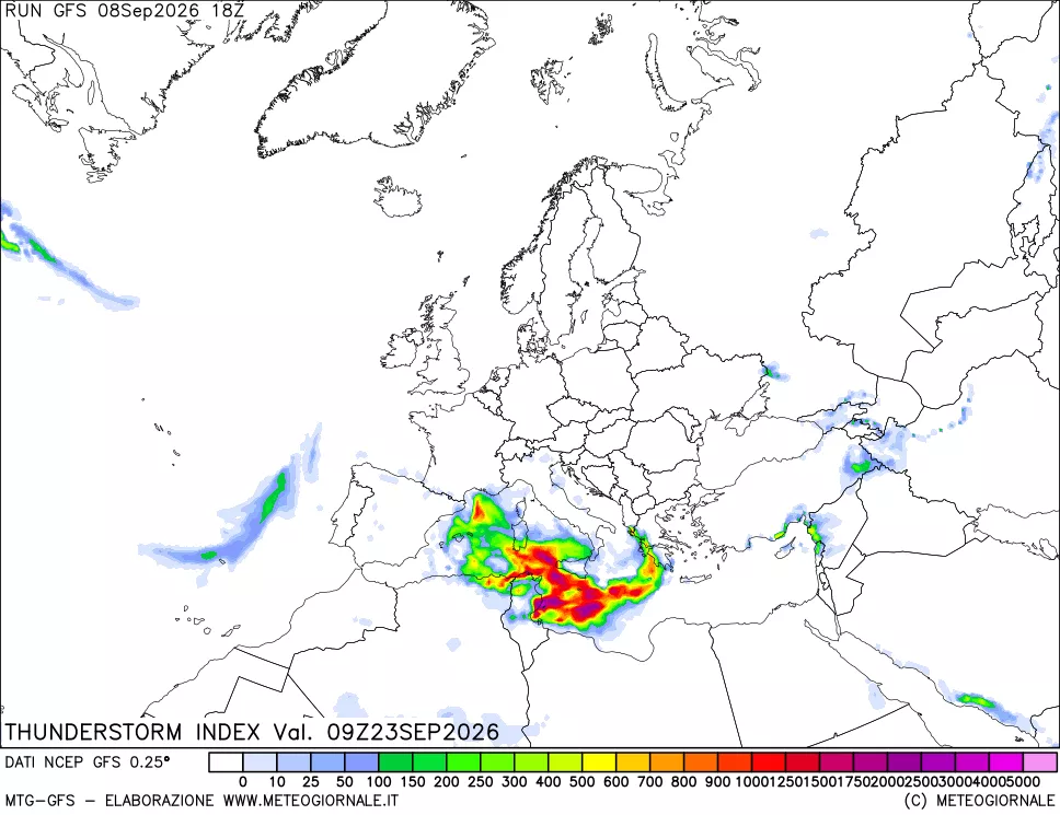 mappa Indice Temporali (TSI)
