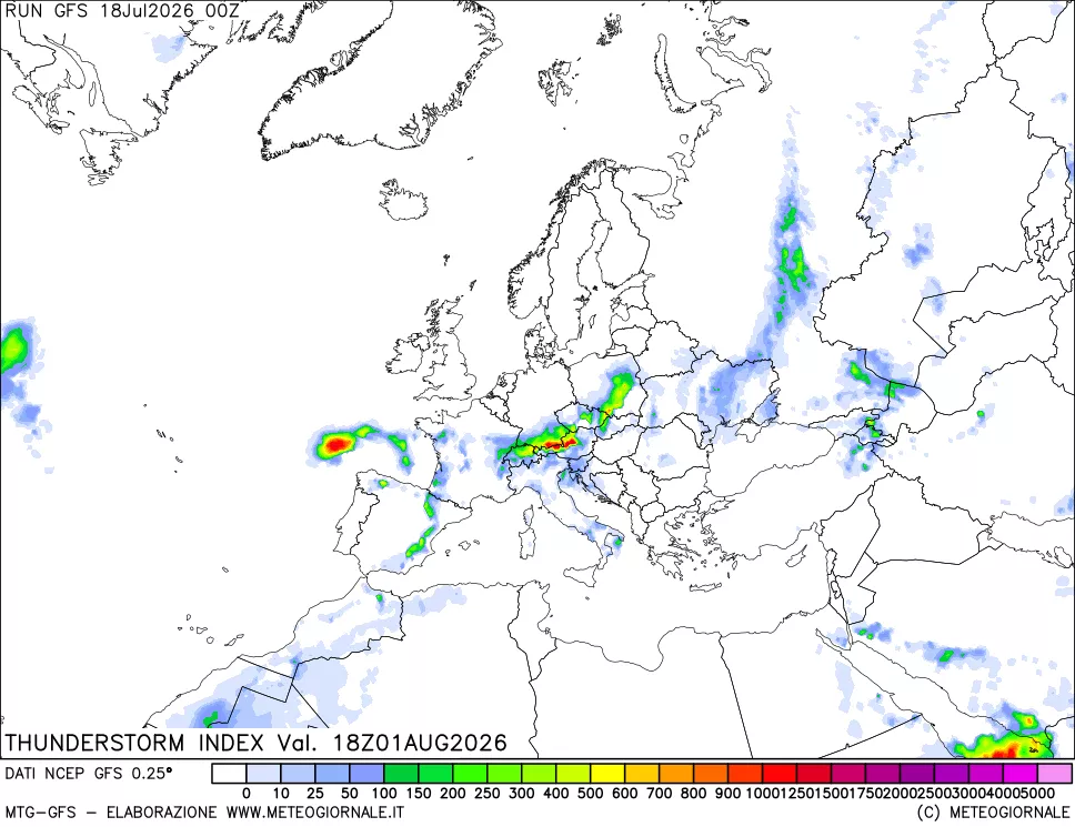 mappa Indice Temporali (TSI)