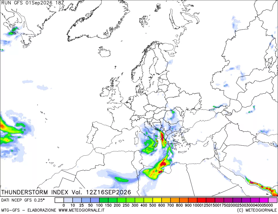 mappa Indice Temporali (TSI)