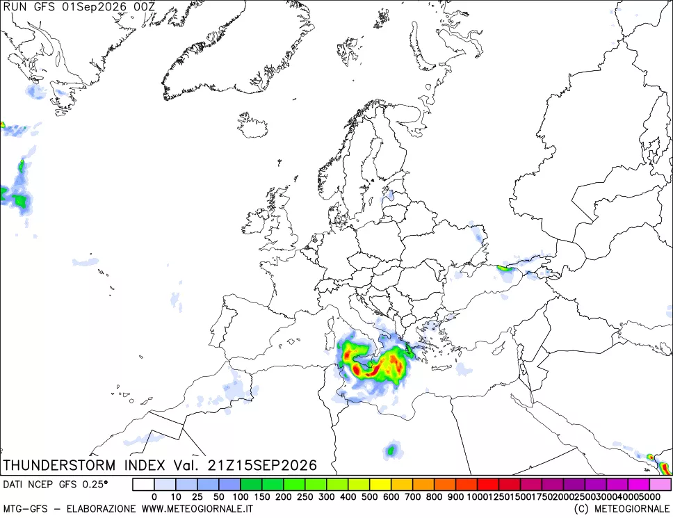 mappa Indice Temporali (TSI)