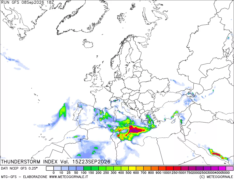 mappa Indice Temporali (TSI)