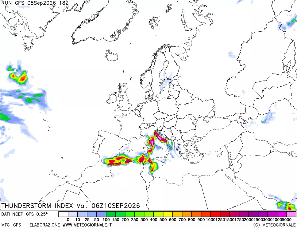 mappa Indice Temporali (TSI)