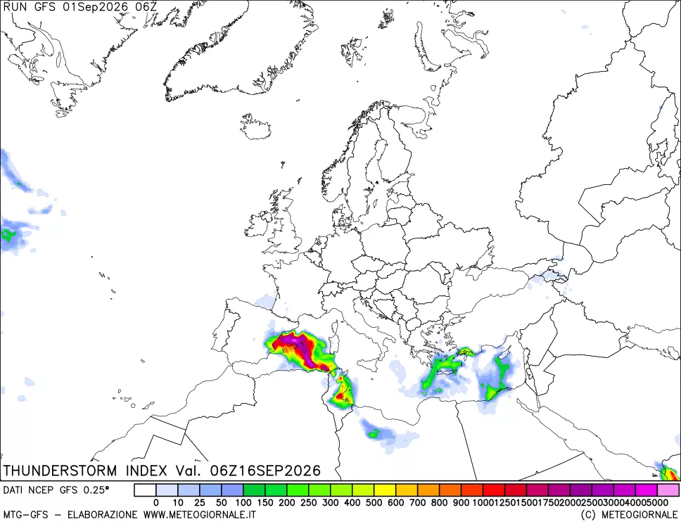 mappa Indice Temporali (TSI)