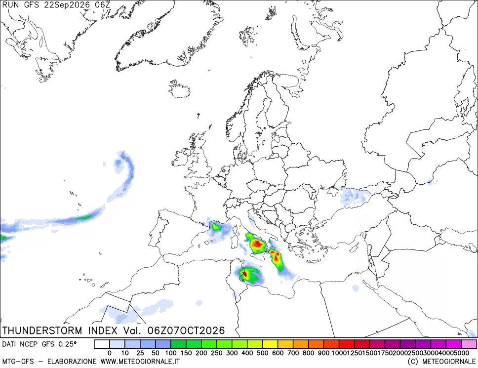 mappa Indice Temporali (TSI)