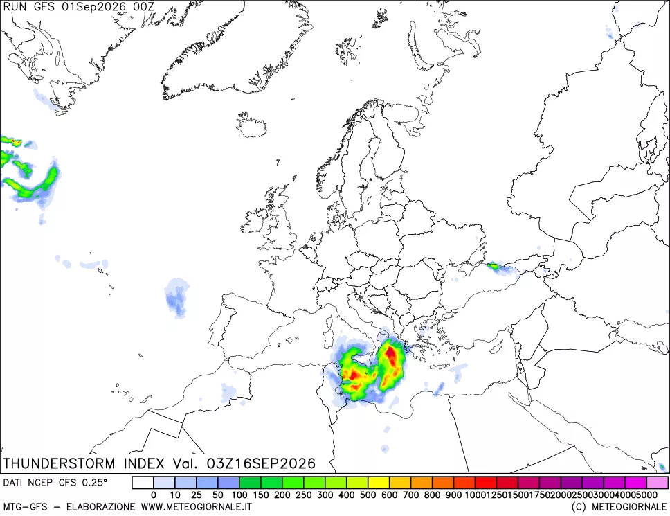 mappa Indice Temporali (TSI)