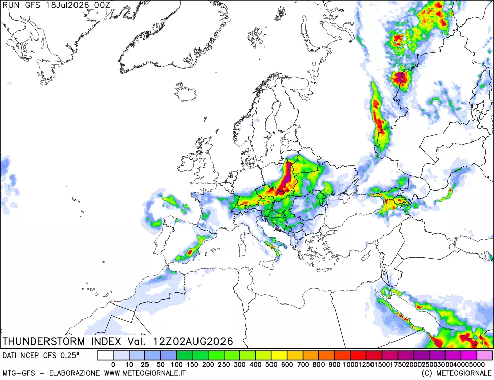 mappa Indice Temporali (TSI)
