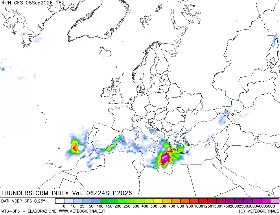 mappa Indice Temporali (TSI)