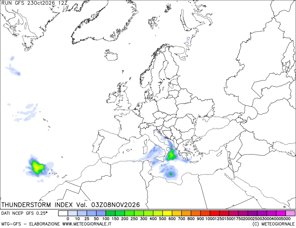 mappa Indice Temporali (TSI)