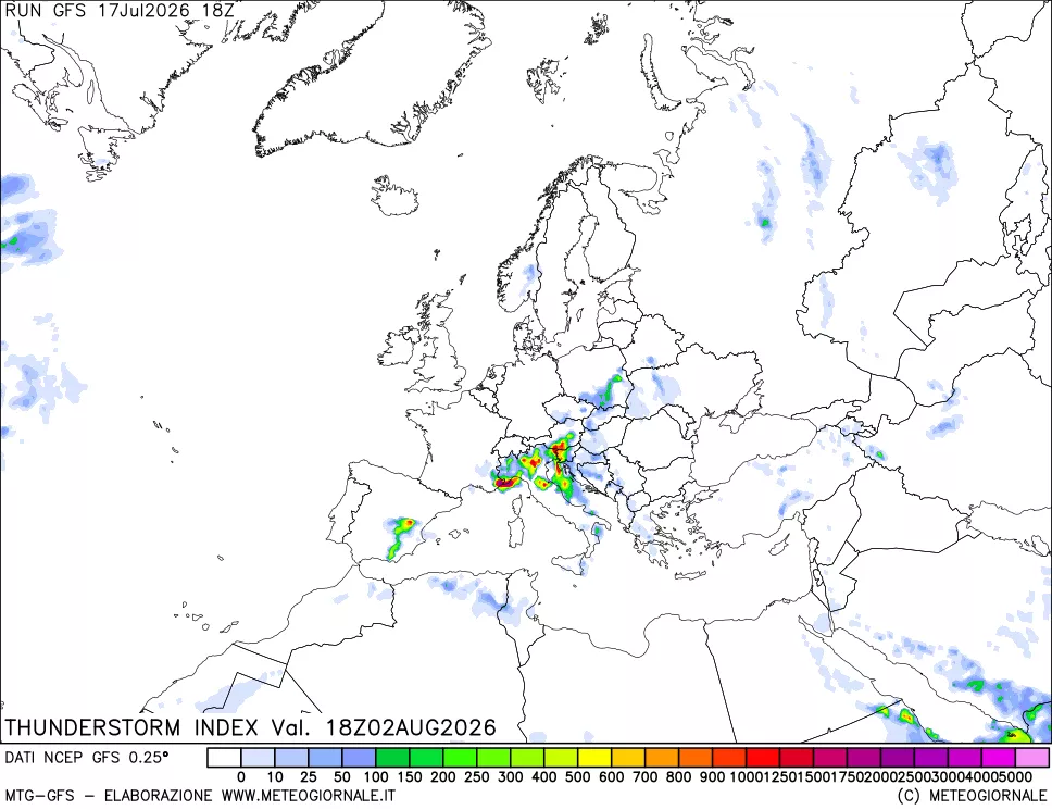 mappa Indice Temporali (TSI)