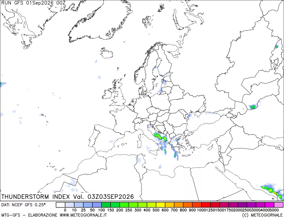 mappa Indice Temporali (TSI)