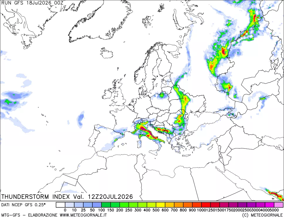 mappa Indice Temporali (TSI)