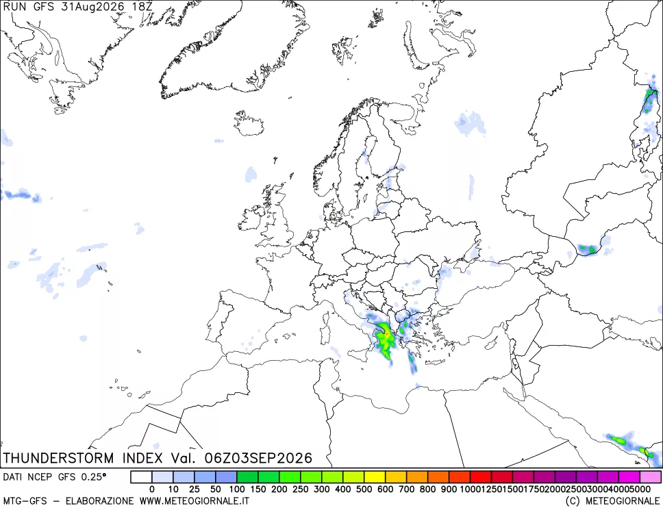 mappa Indice Temporali (TSI)