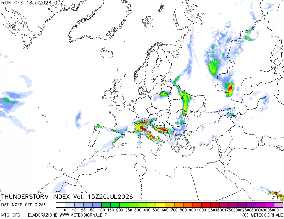 mappa Indice Temporali (TSI)
