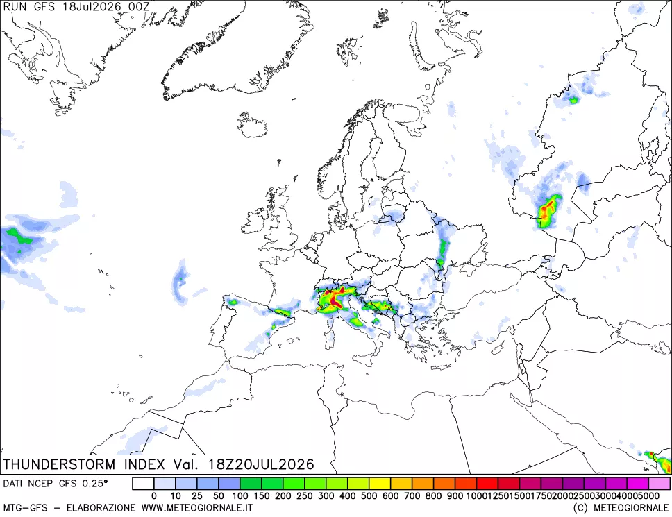 mappa Indice Temporali (TSI)