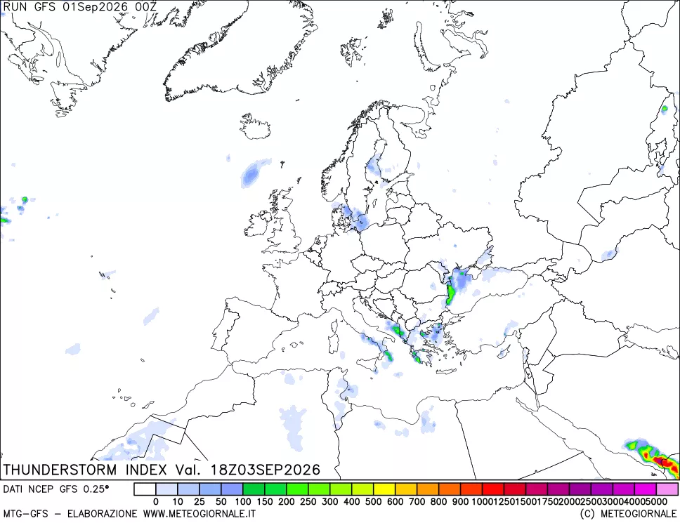 mappa Indice Temporali (TSI)