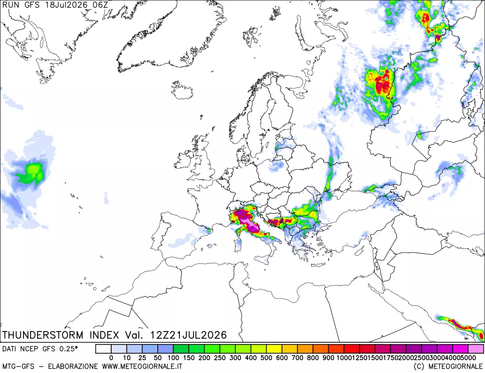 mappa Indice Temporali (TSI)