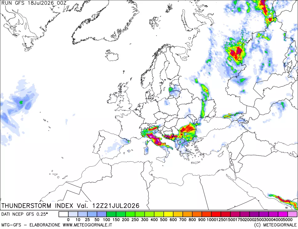 mappa Indice Temporali (TSI)