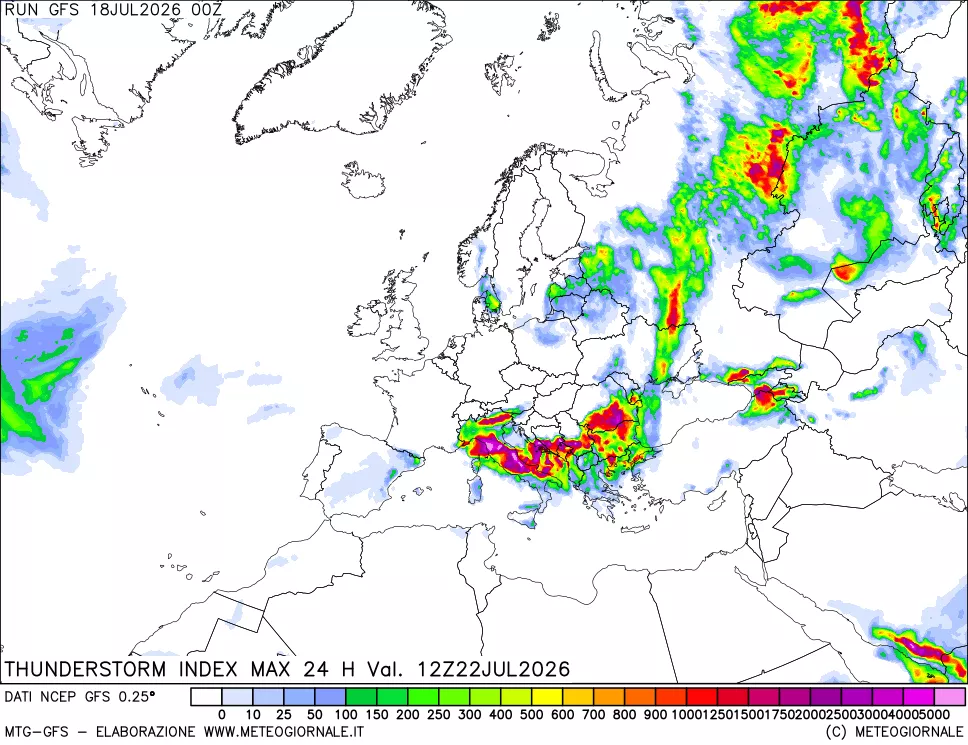 mappa TSI Max 24 ore