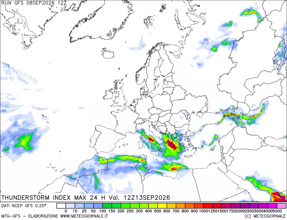 mappa TSI Max 24 ore