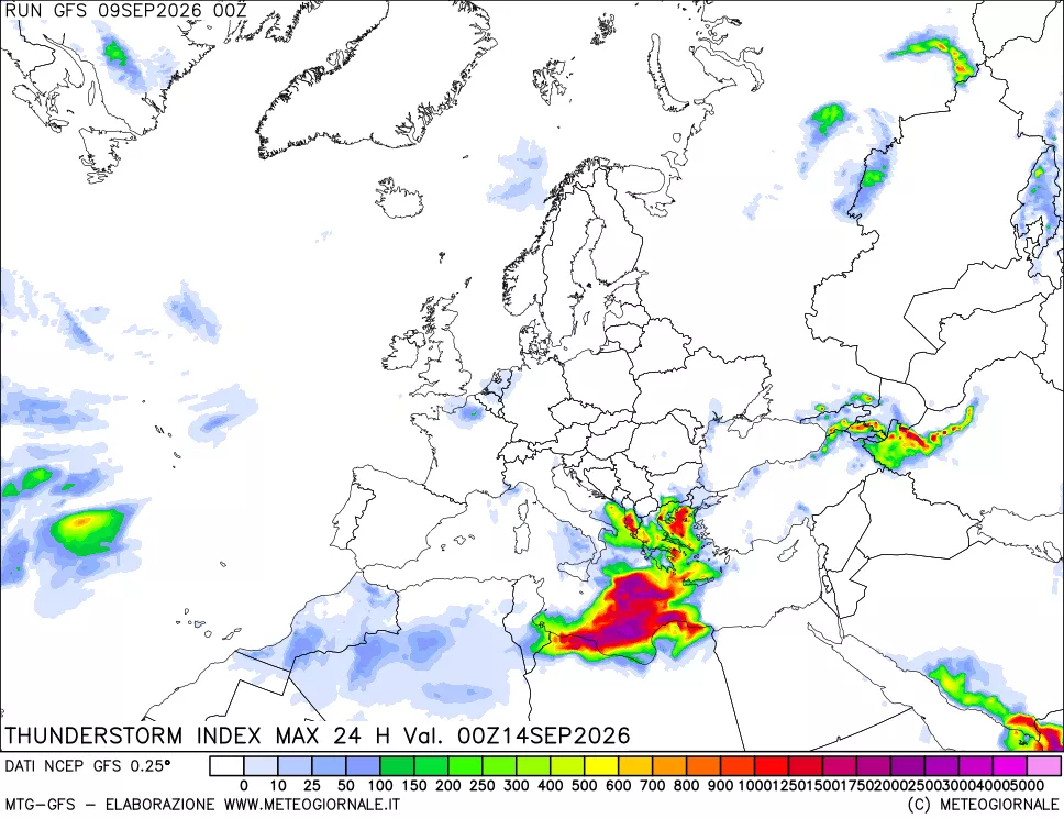 mappa TSI Max 24 ore