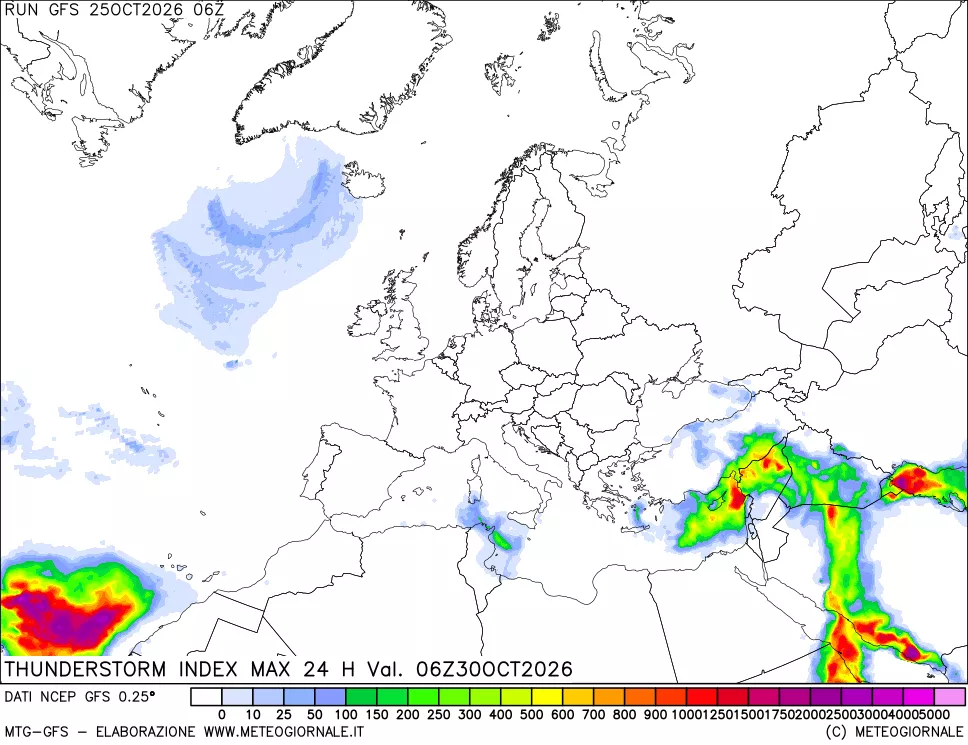 mappa TSI Max 24 ore