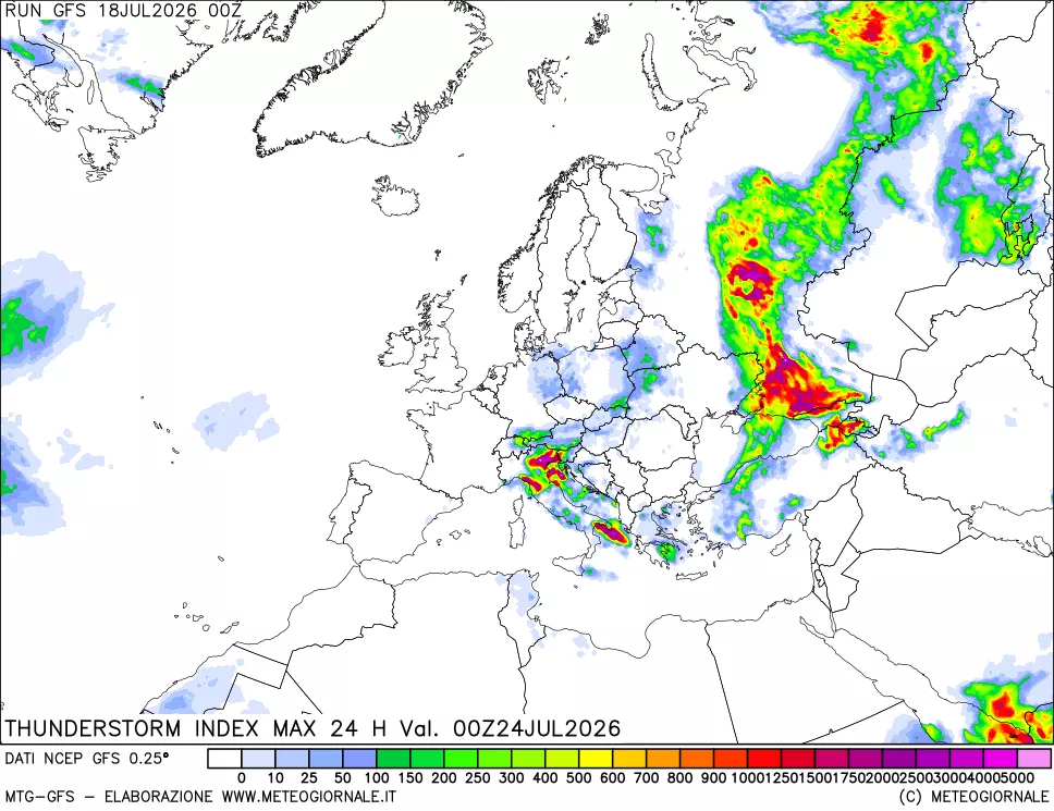 mappa TSI Max 24 ore