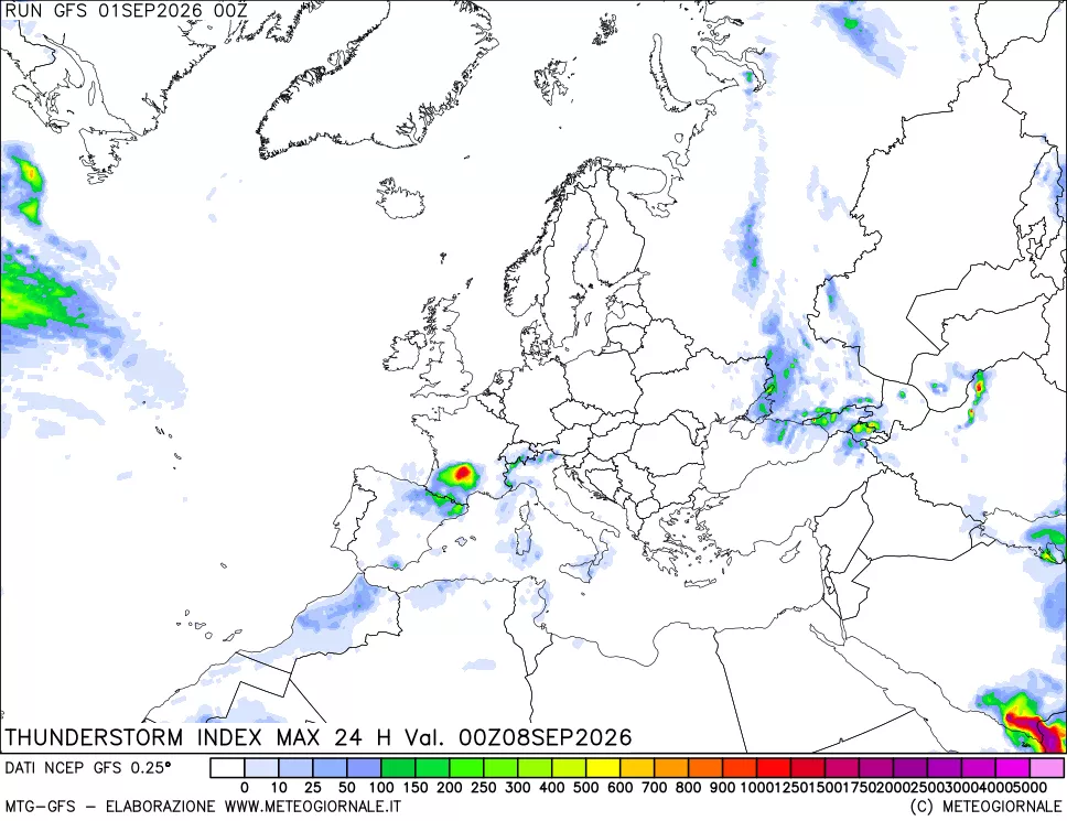 mappa TSI Max 24 ore
