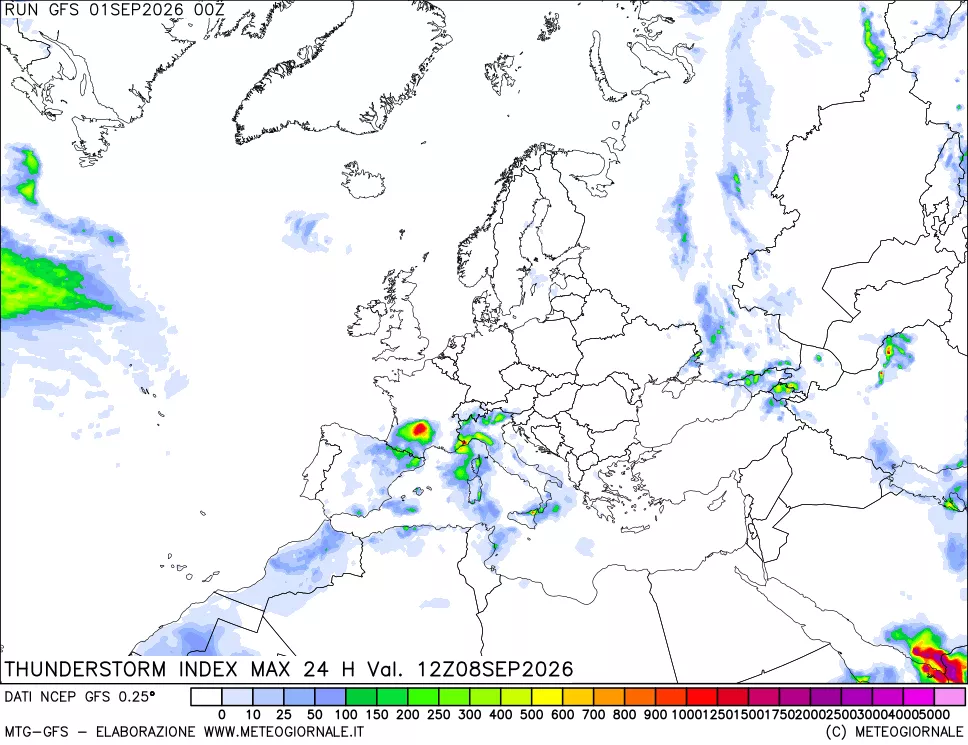 mappa TSI Max 24 ore