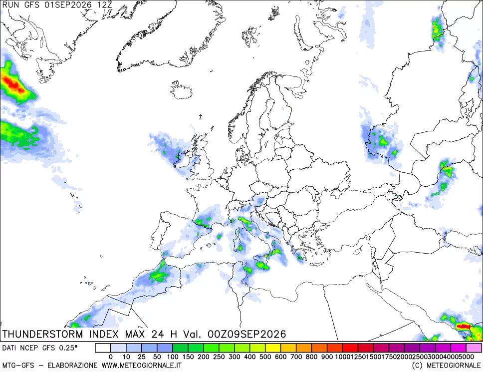 mappa TSI Max 24 ore
