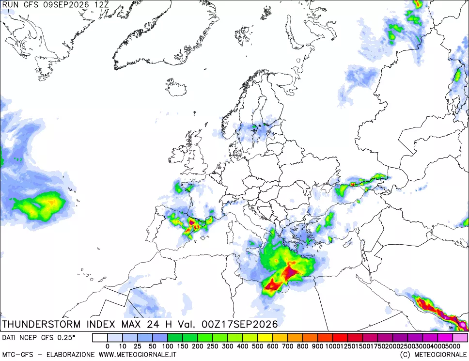 mappa TSI Max 24 ore