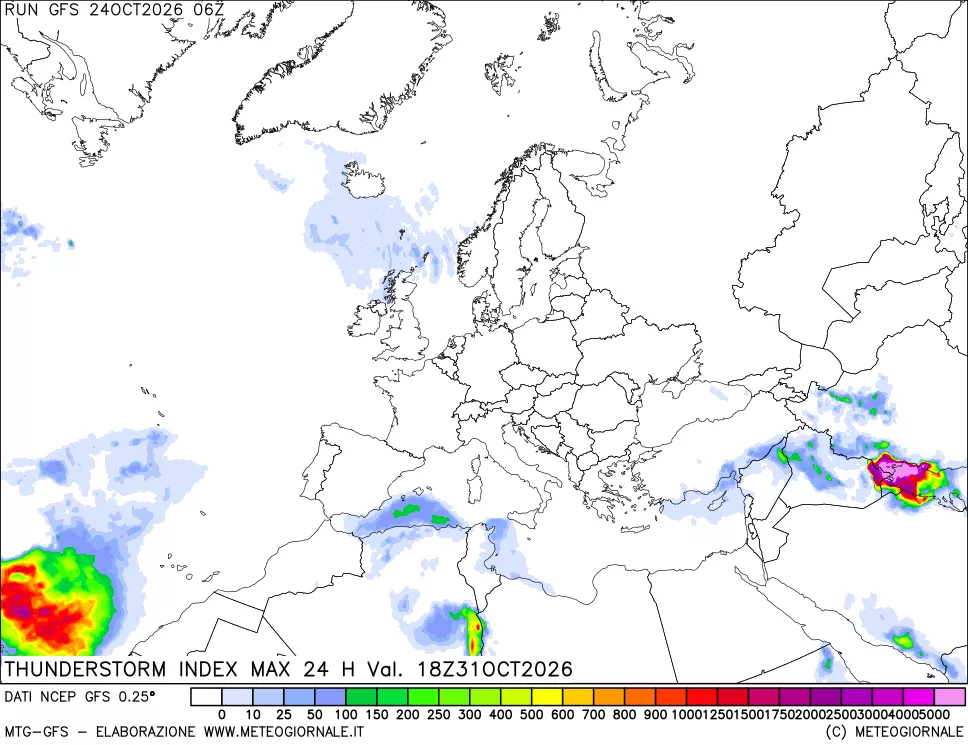 mappa TSI Max 24 ore