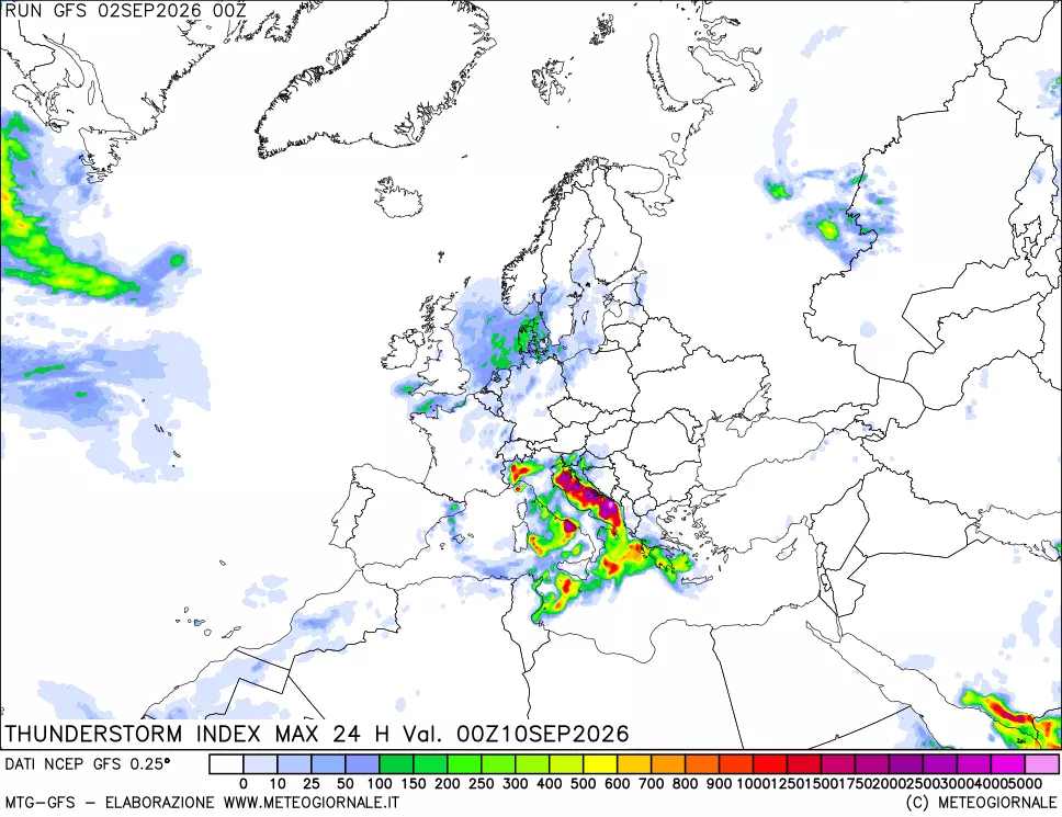 mappa TSI Max 24 ore