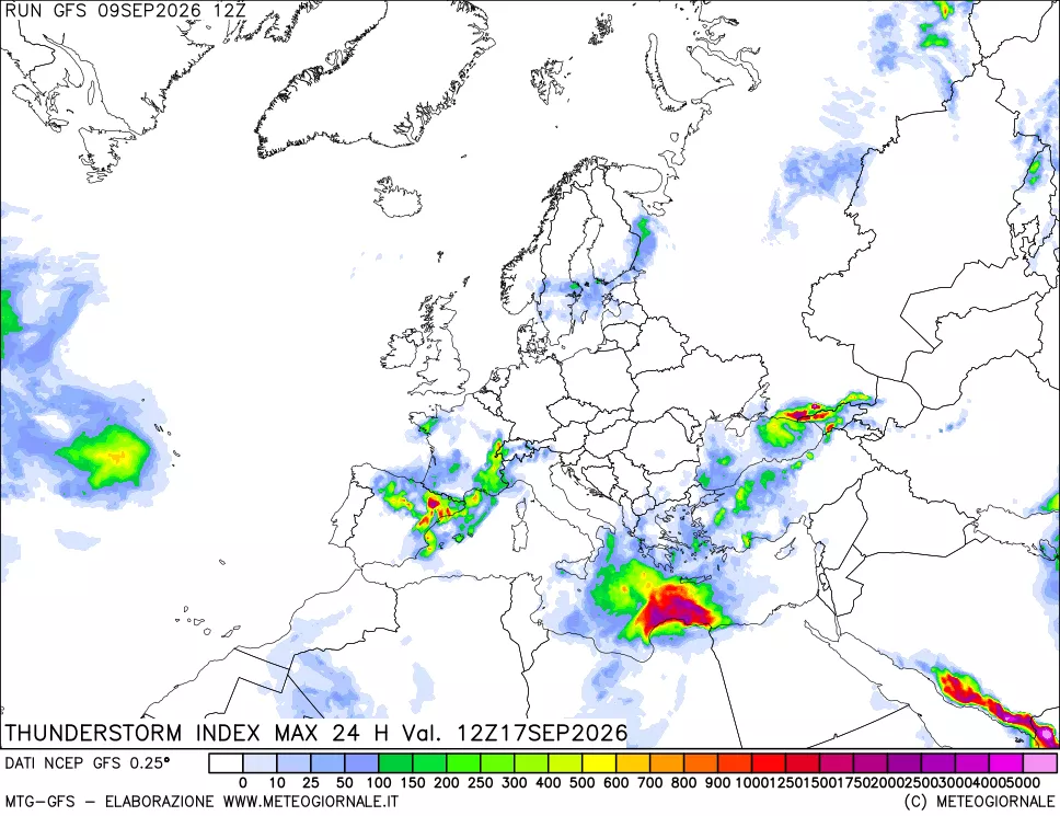 mappa TSI Max 24 ore