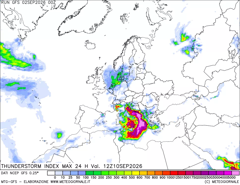mappa TSI Max 24 ore