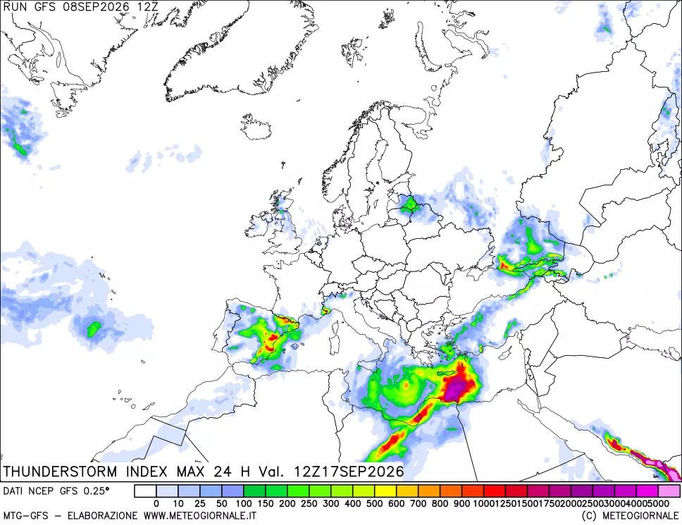 mappa TSI Max 24 ore