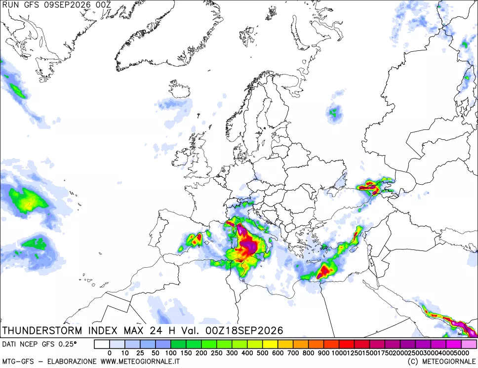 mappa TSI Max 24 ore
