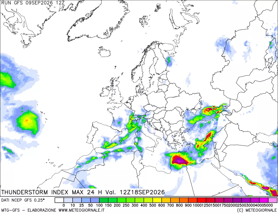 mappa TSI Max 24 ore