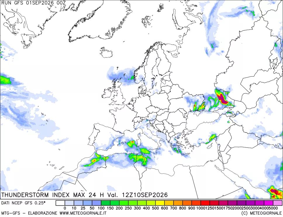mappa TSI Max 24 ore