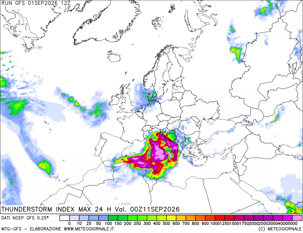 mappa TSI Max 24 ore