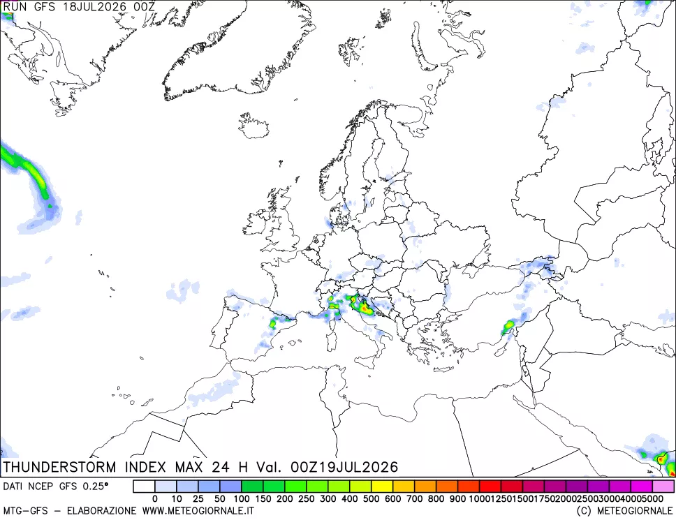 mappa TSI Max 24 ore