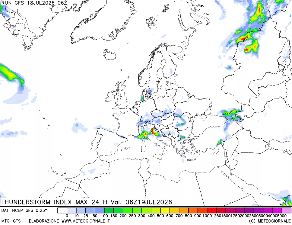 mappa TSI Max 24 ore