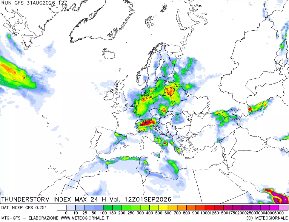 mappa TSI Max 24 ore