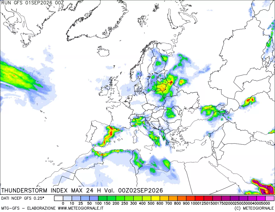 mappa TSI Max 24 ore
