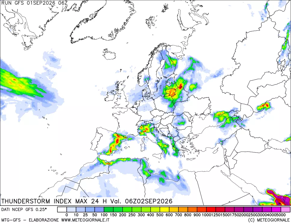mappa TSI Max 24 ore