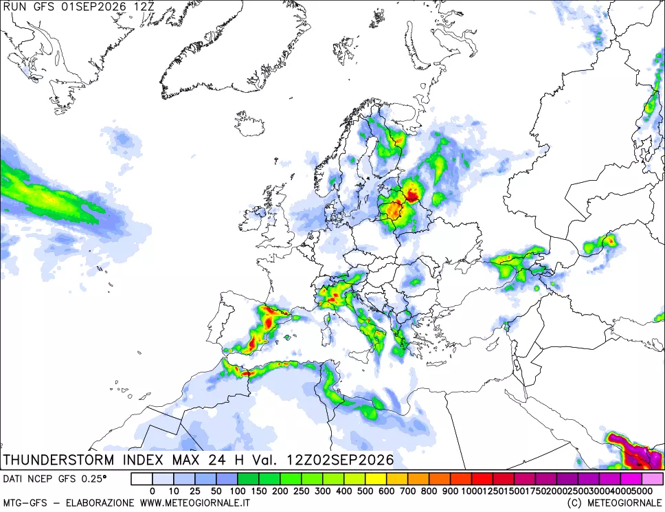 mappa TSI Max 24 ore