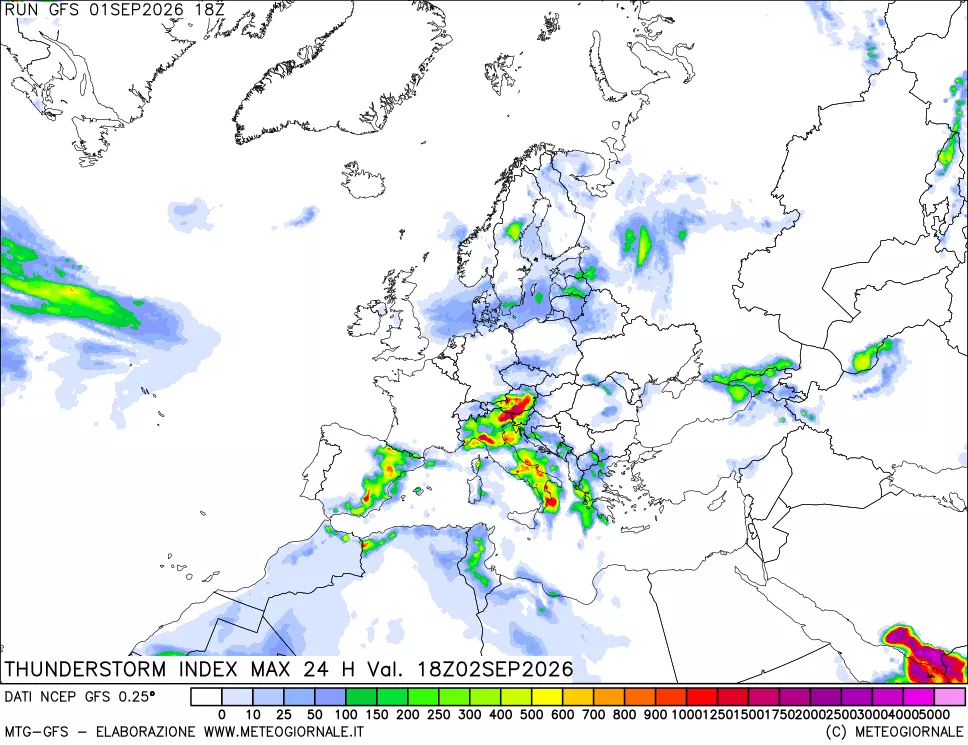mappa TSI Max 24 ore