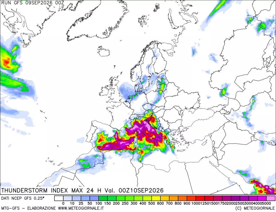mappa TSI Max 24 ore