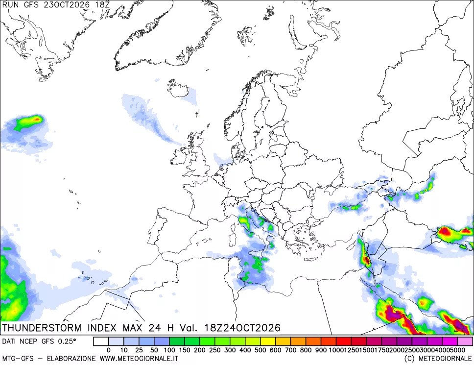 mappa TSI Max 24 ore