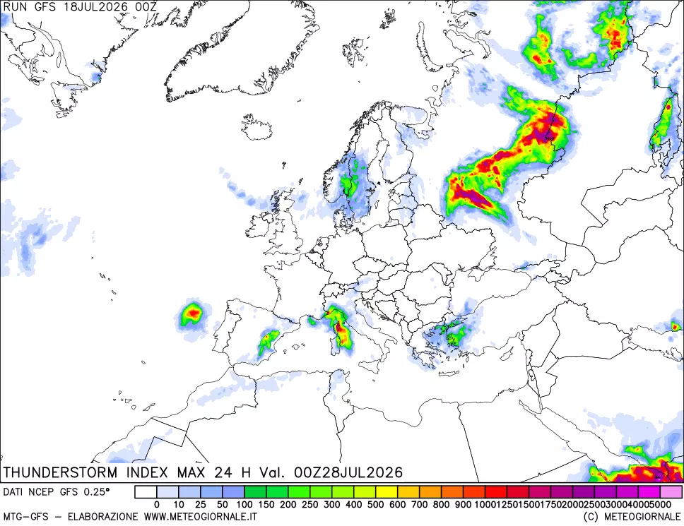 mappa TSI Max 24 ore